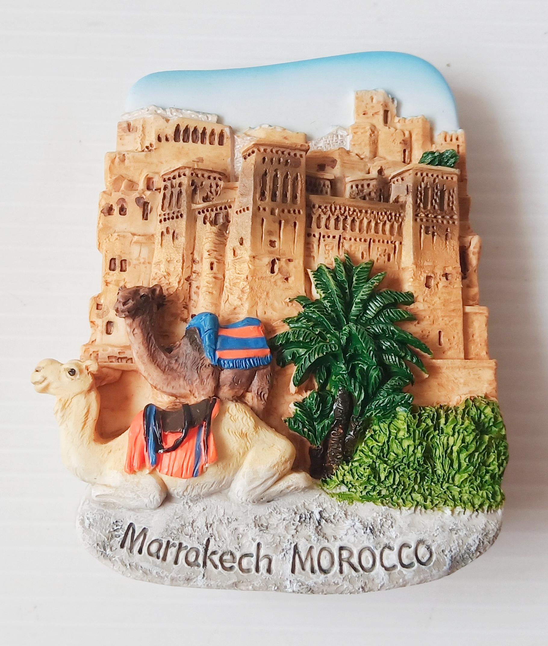 Morocco Landmark Souvenir Magnet Collection Gift for Refrigerator