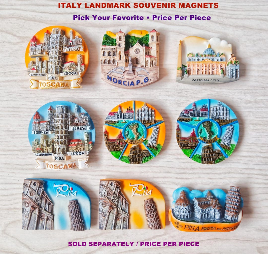 Italy Landmark Souvenir Magnet Collection Gift for Refrigerator #2