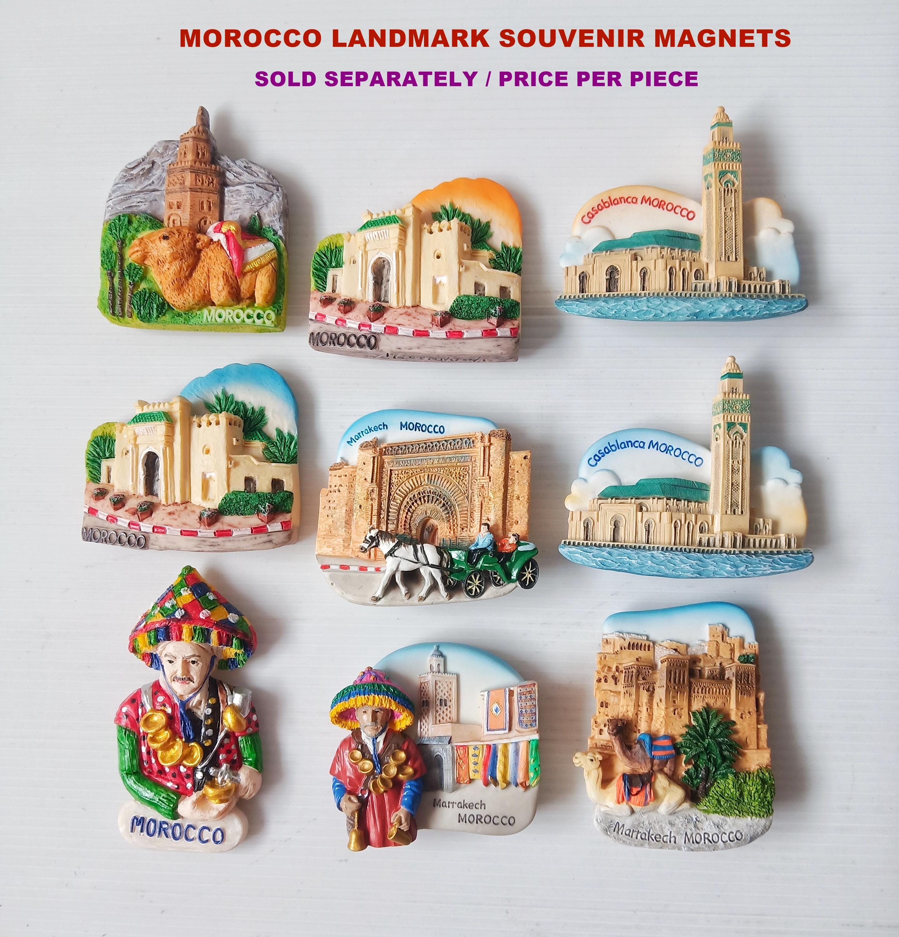 Morocco Landmark Souvenir Magnet Collection Gift for Refrigerator