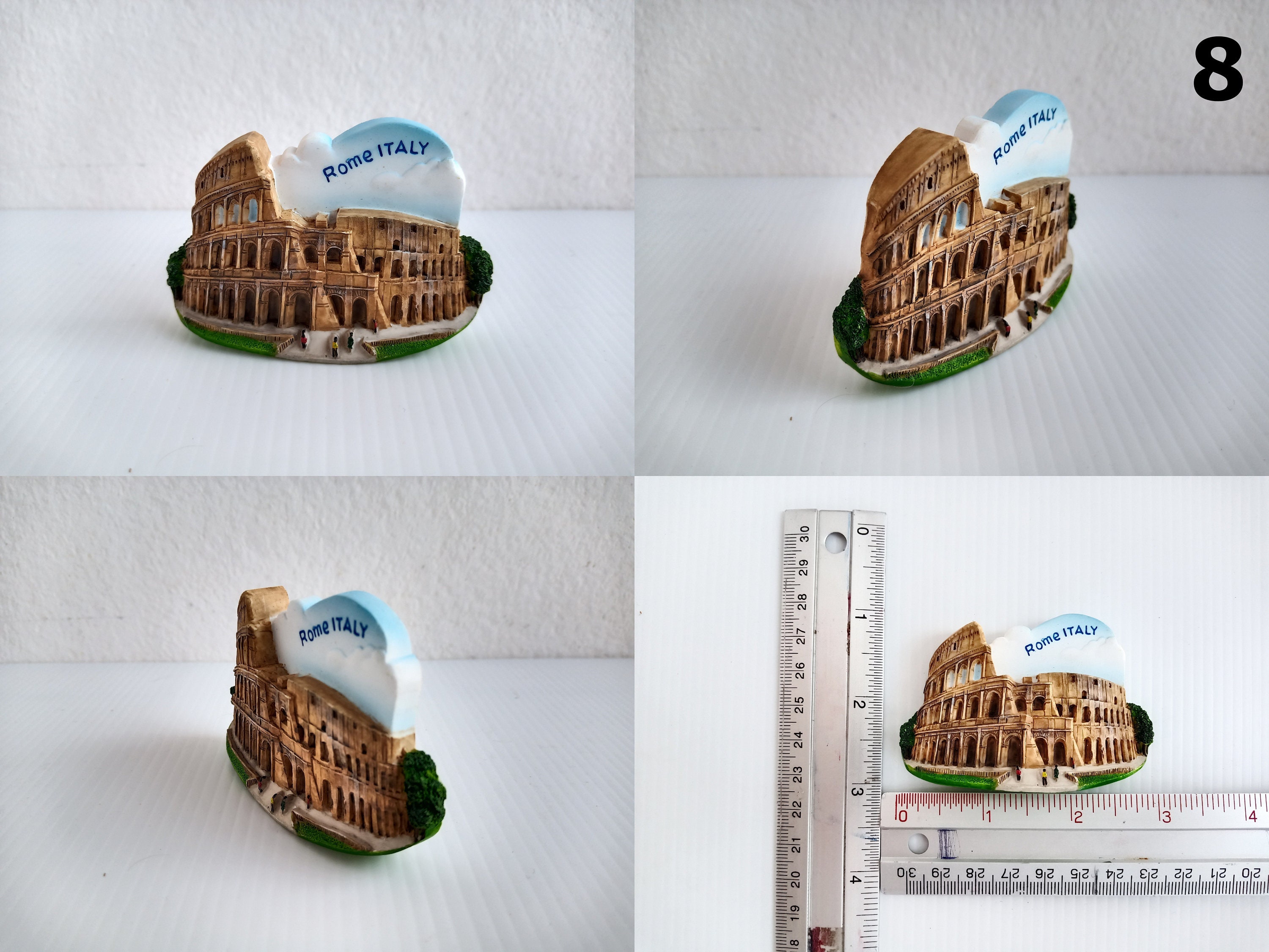 KUSTOM ART Aimant De Réfrigérateur 3D De Résine Italie Venise