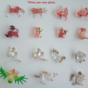Blown Glass Animal Figurine: Collectible Art No.27-1