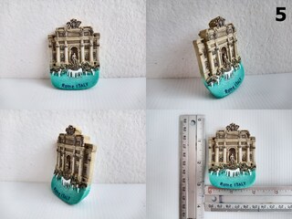 Magnete Frigorifero 3D Berlino, Souvenir Della Germania - Decorazione Casa E Cucina In Resina, Fatto A Mano, Dimensioni 9x6 Cm
