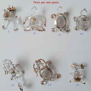 Blown Glass Animal Figurine: Collectible Art B1-1