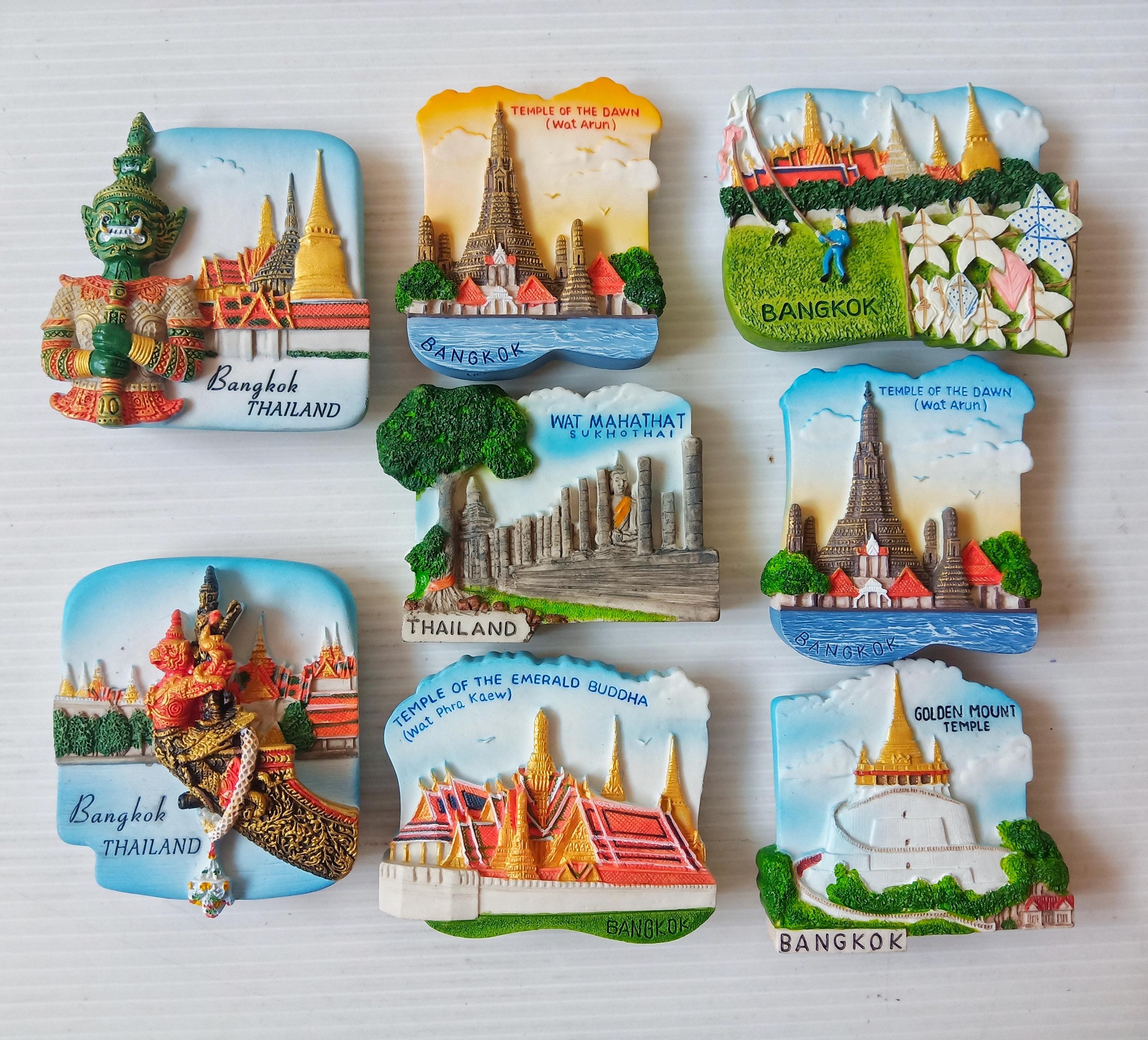 Thailand Travel Magnet: Resin Fridge Model #2-1 - Etsy