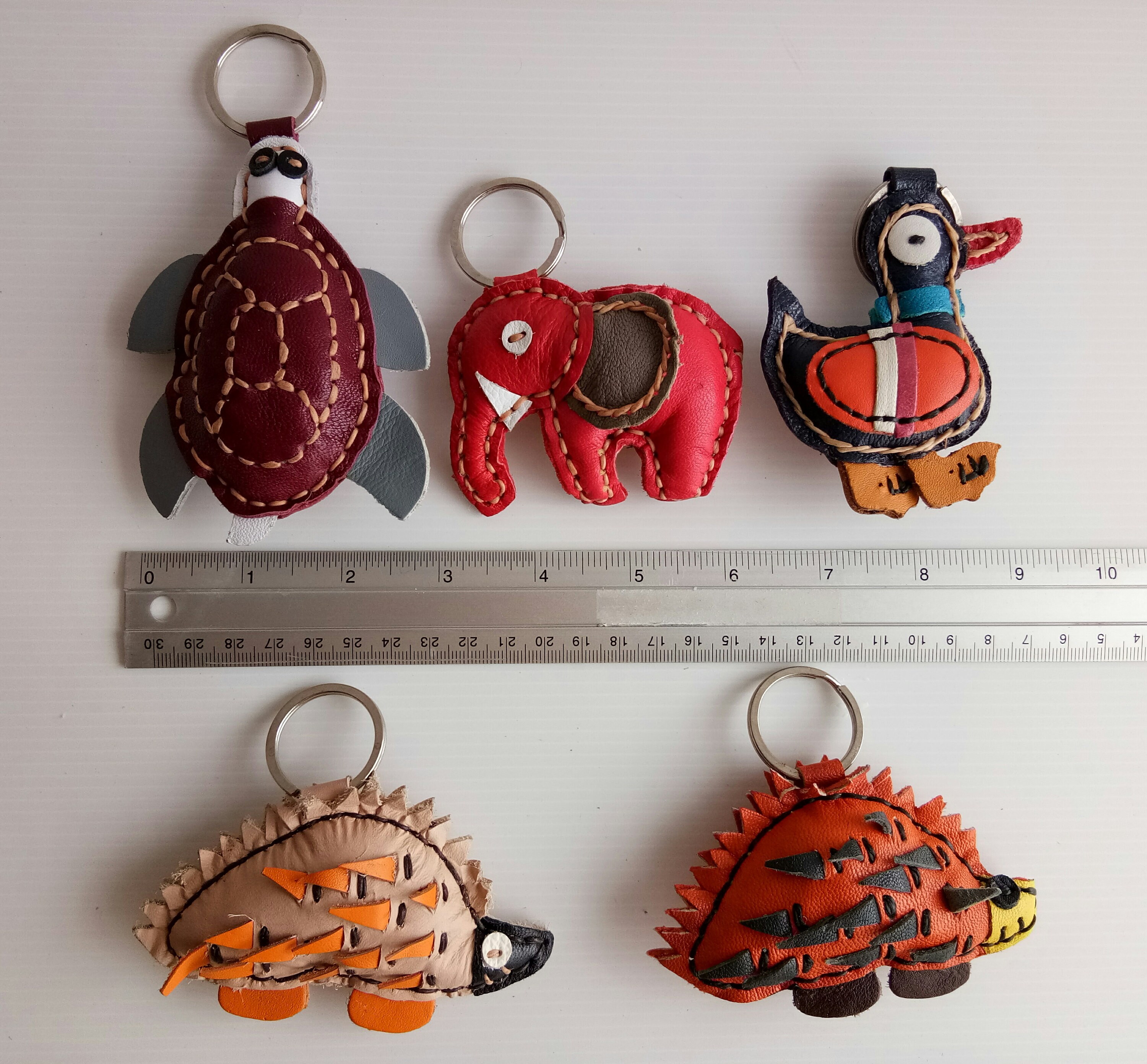 Leather Keychain Women Fashion Animal Model KeyRing Purse Etsy