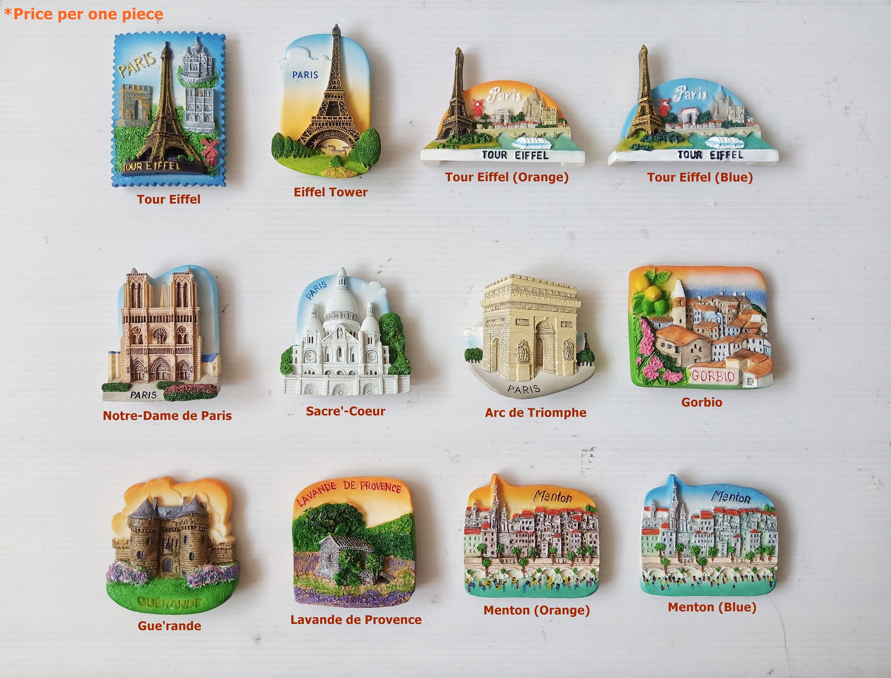 France Landmark Souvenir Magnet Collection Gift for Refrigerator