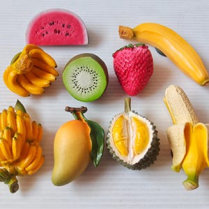 Vibrant and Fun, Fruit Models Decor for Your Refrigerator or Metal Surfaces No.3