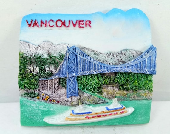 Large VANCOUVER Canada TOURIST FRIDGE MAGNET Large VANCOUVER Canada TOURIST FRIDGE MAGNET