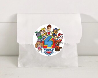 Personalised Themed Birthday Party bag stickers, Various designs inspired-birthday stickers, sweet cone party stickers, round stickers