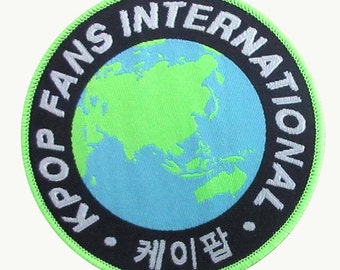 Kpop K-pop Korean Pop Fans International Woven Patch for hoodie cap bag