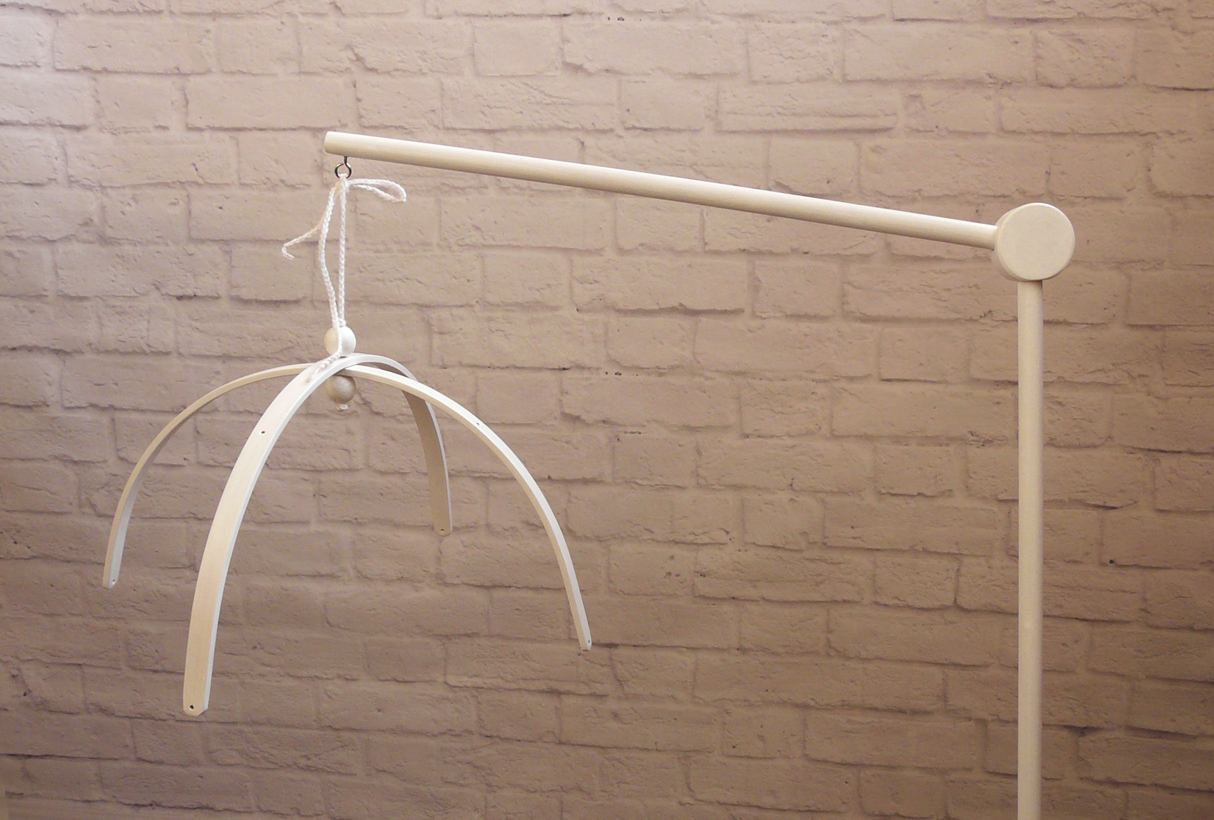 White Cot mobile arm Wooden attachment arm mobile hanger Etsy