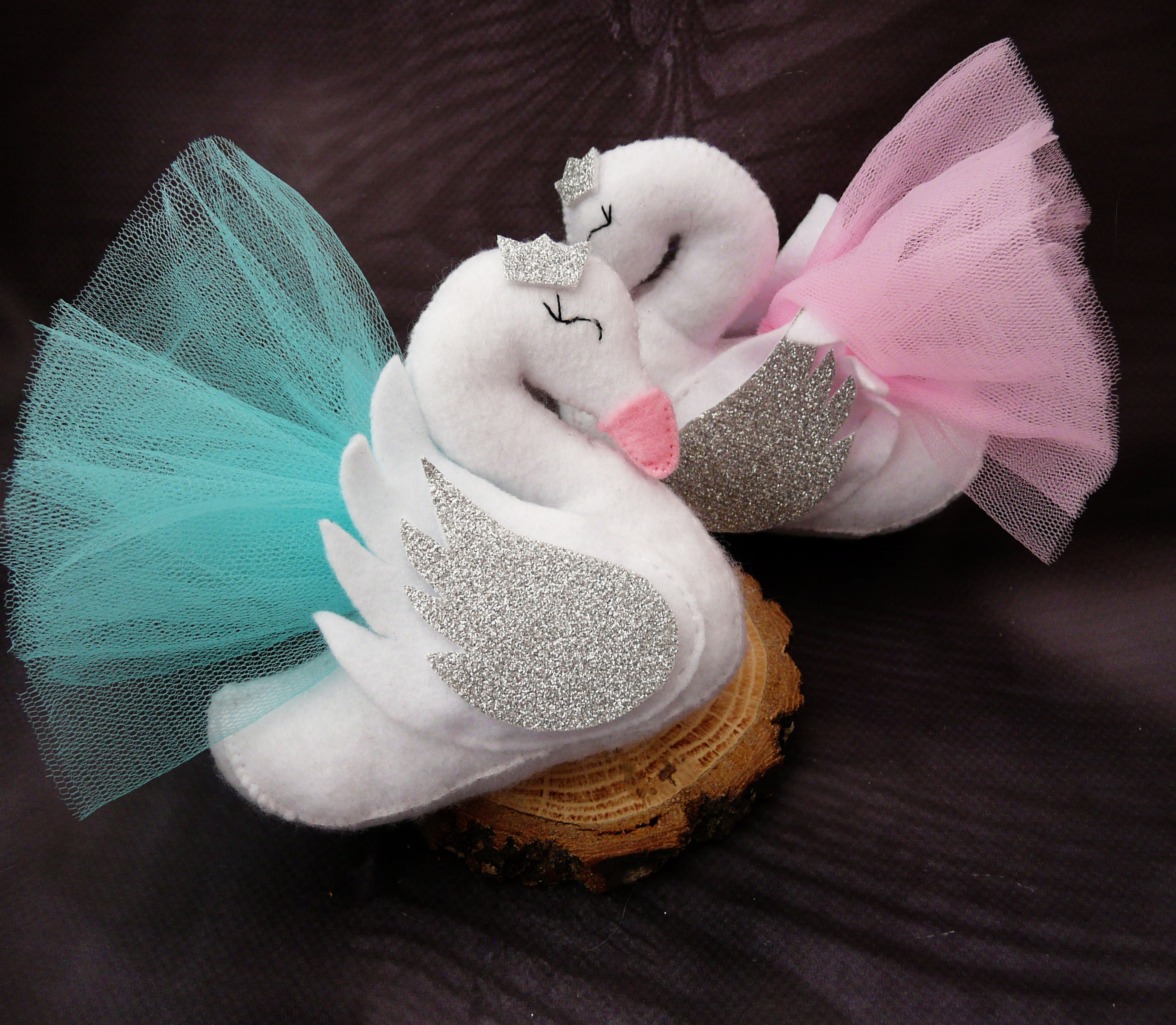 Toys for baby mobile swan toy pink Soft toys Baby shower gift Etsy