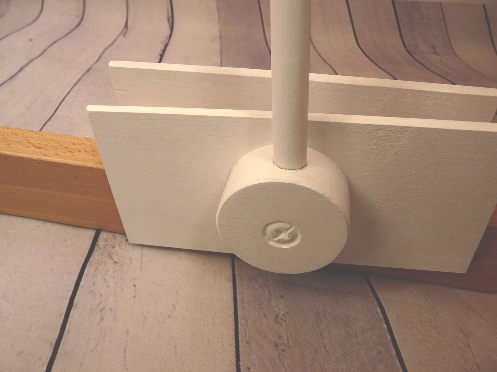 White Cot mobile arm Wooden attachment arm mobile hanger Etsy