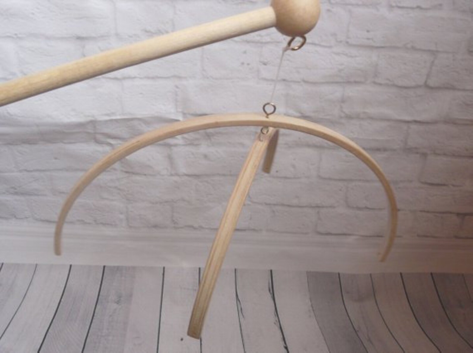 Cot mobile arm Wooden attachment arm mobile hanger decor Etsy