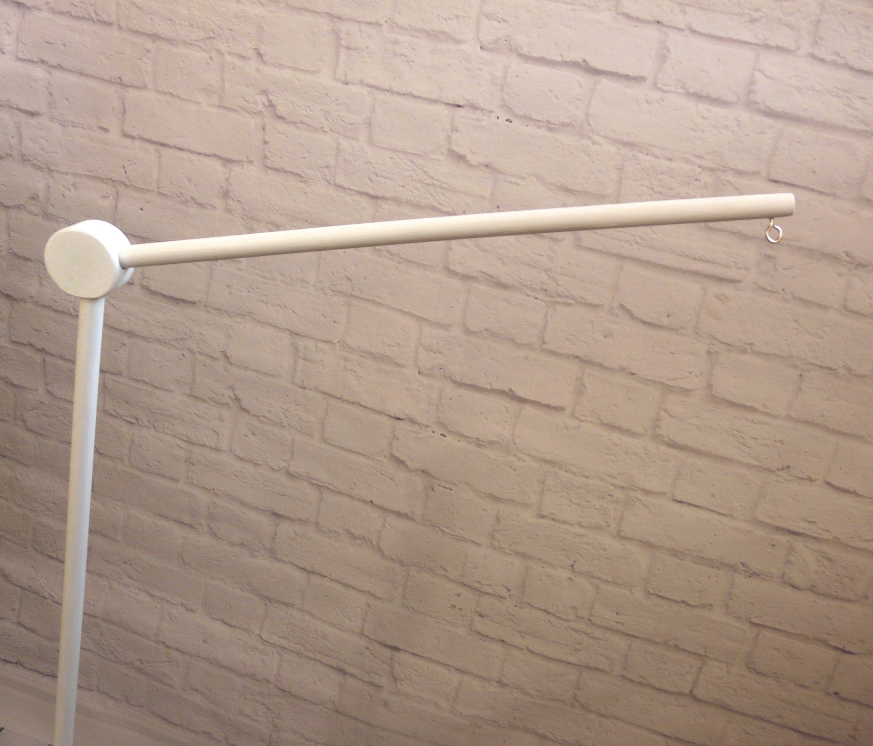 White Cot mobile arm Wooden attachment arm mobile hanger Etsy
