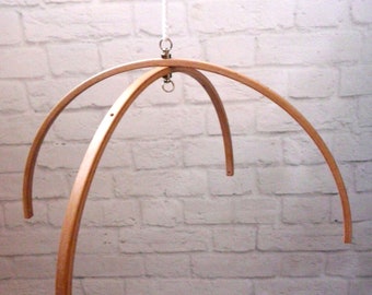 Arc Wooden mobile hanger nursery frame decor mobile crib base DIY Natural Wood Hanger Nursery mobile Kit Frame Crib Mobile Arm Gift for baby