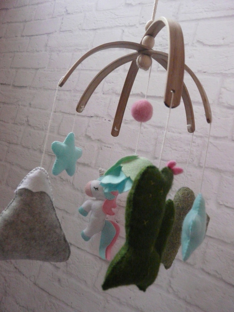 Maple Wooden Mobile Hanger Nursery Decor Crib Mobile Base DIY Etsy