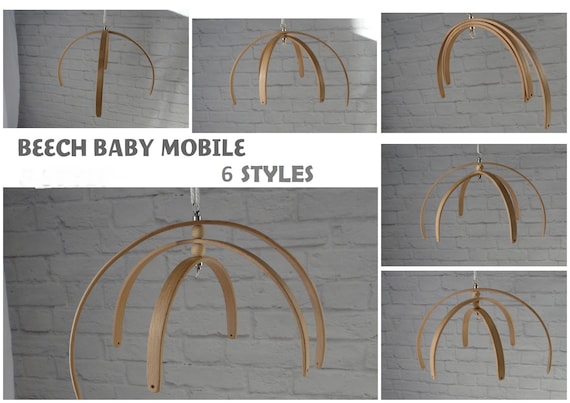 Beech Wood Baby Mobile Hanger Frame Nursery Decor Arch Mobile Etsy