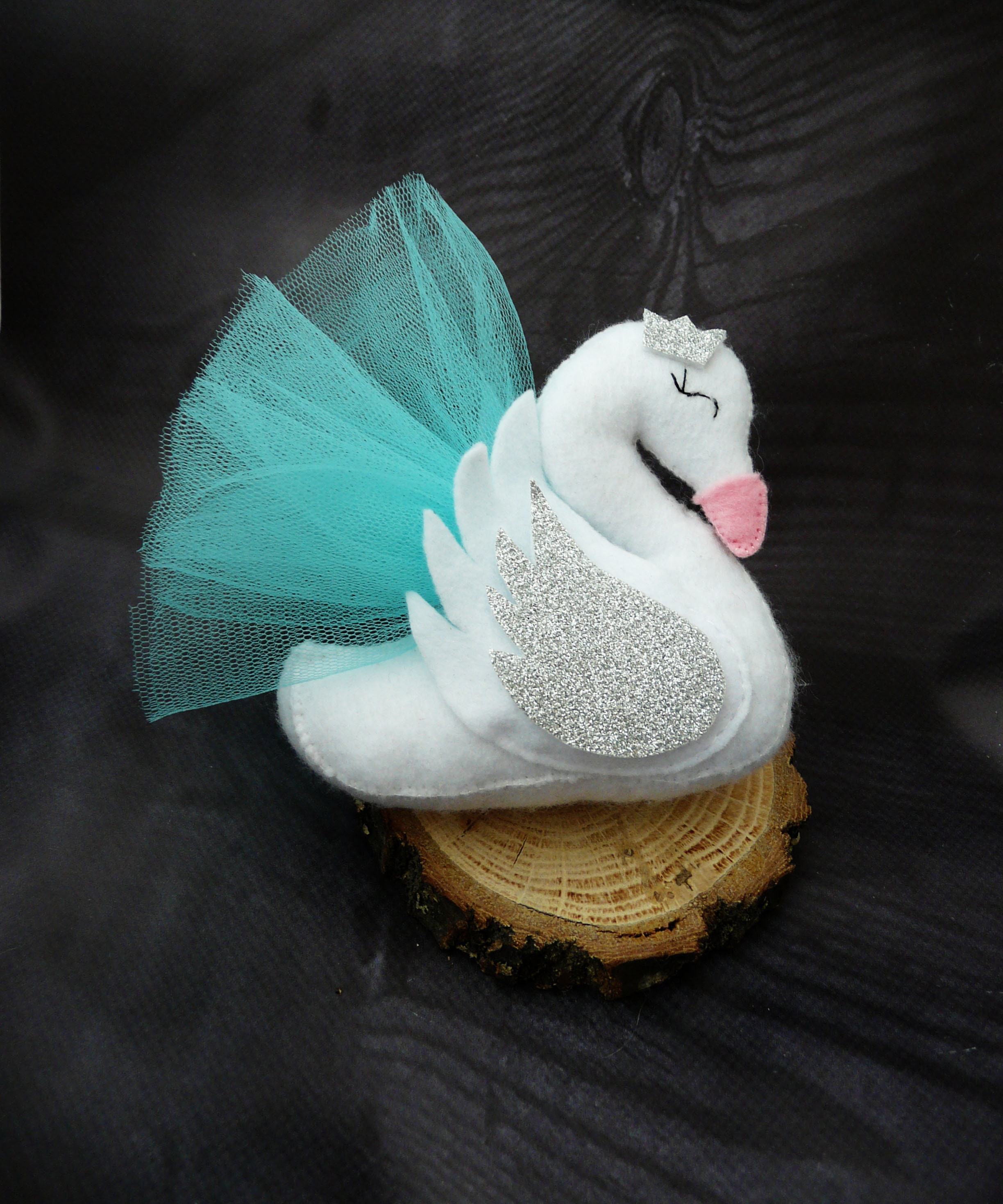 Toys for baby mobile swan toy pink Soft toys Baby shower gift Etsy