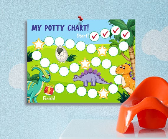 Printable Potty Chart Boy