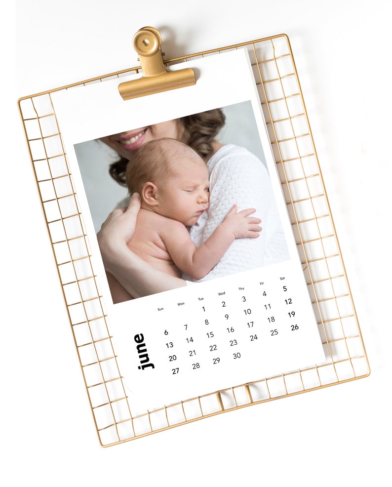 2021 DIY Photo Calendar Template printable blank calendar ... 2021 DIY Photo Calendar Template printable blank calendar ...