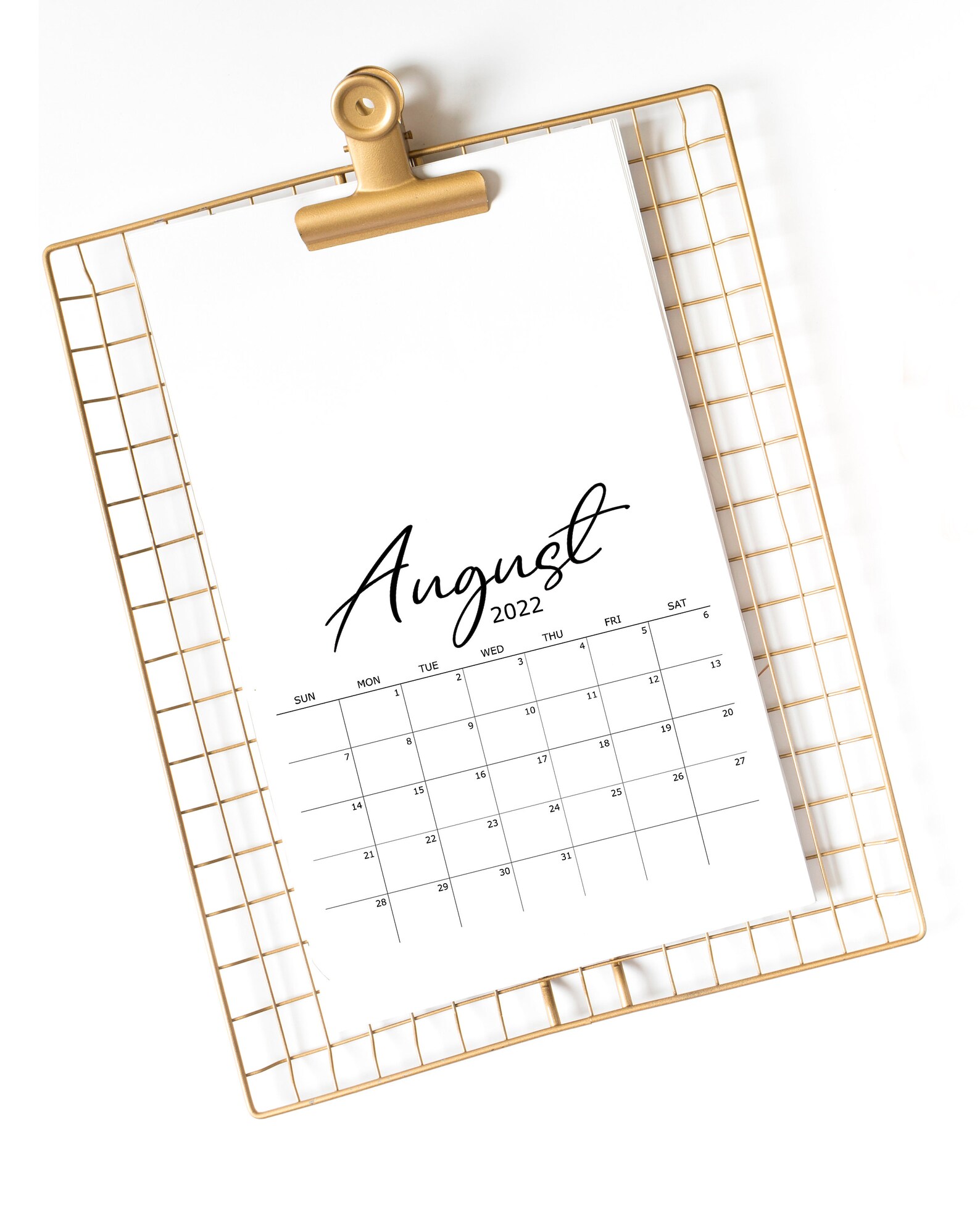 2022 diy calendar template printable blank calendar pages