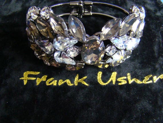 Stunning Frank Usher diamante bracelet