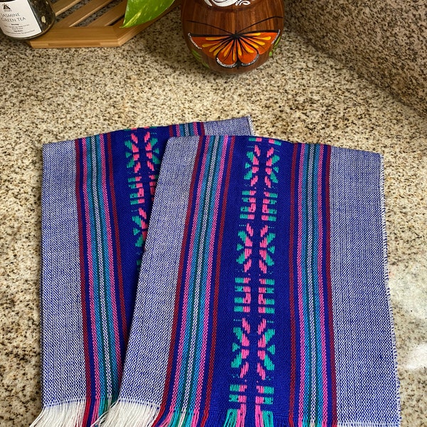 Mexican Hand Woven Dish Towel Etsy