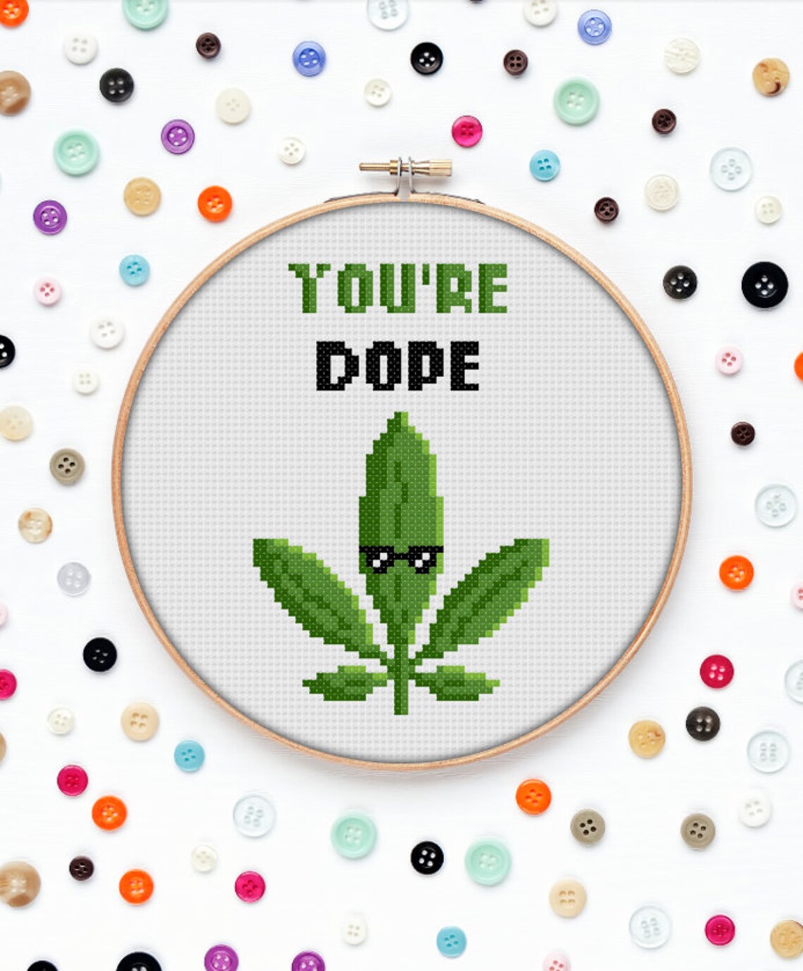 Weed Cross Stitch Pattern Set Marijuana Cross Stitch Bud Etsy