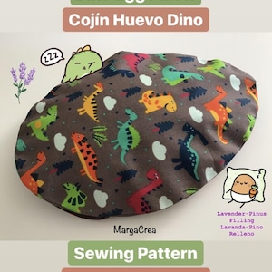 Dinosaur Egg Pillow PDF Pattern