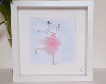 Ballet dancer gift, Ballerina decor,  Ballerina gift, Female ballet dancer, Female dancer, Children room decor, Girl's room picture, Dance