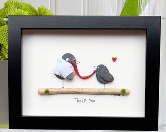 Present for a doctor, GP present, Thank you doctor pebble picture gift, Gift for a specialist, Surgeon present, Gift for physician, Medical
