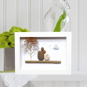China wedding anniversary, 20th anniversary picture, 20th anniversary gift, China anniversary pebbleart picture, China 20th anniversary gift