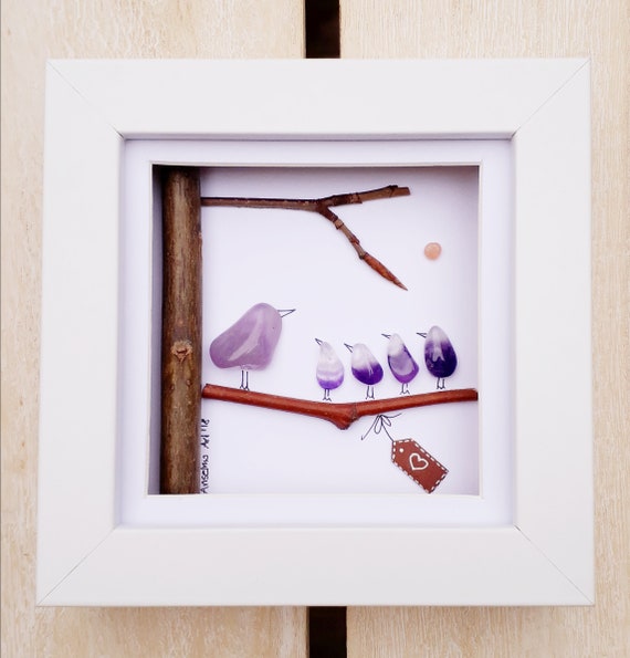 Teacher's Day gift, Thank you teacher pebble picture gift, End of school, Teacher present, Present for teacher, Graduation gift, Class gift