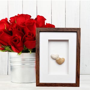 Valentine&#39;s Day pebble gift, Valentine present, Wedding anniversary, Anniversary picture, Birthday gift, Love present, Anniversary gift,