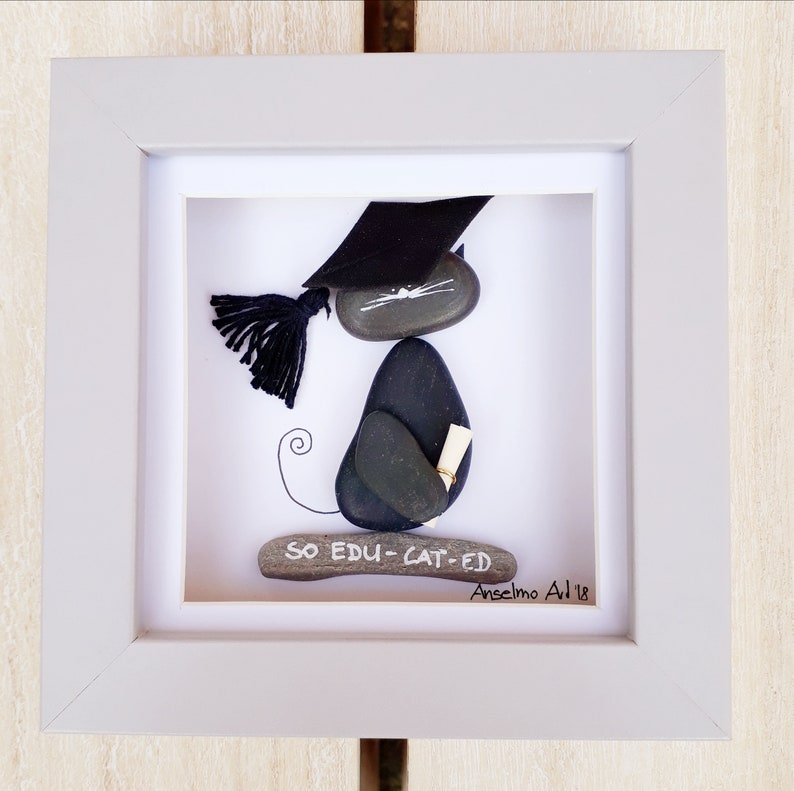Graduation Gift, Graduation Frame, Graduation Pebble Gift, Graduation ...