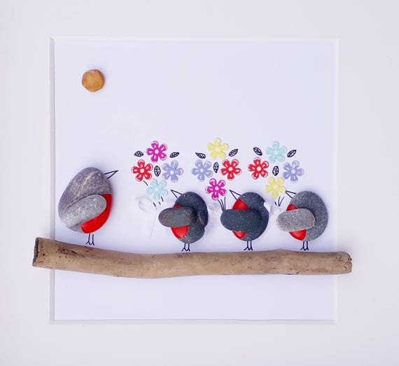 Teacher's Day gift, Class gift, Teacher present, Thank you teacher pebble picture gift, End of school, Graduation gift, kieselsteinbilder