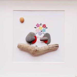 Teacher's Day gift, Class gift, Teacher present, Thank you teacher pebble picture gift, End of school, Graduation gift, kieselsteinbilder image 5