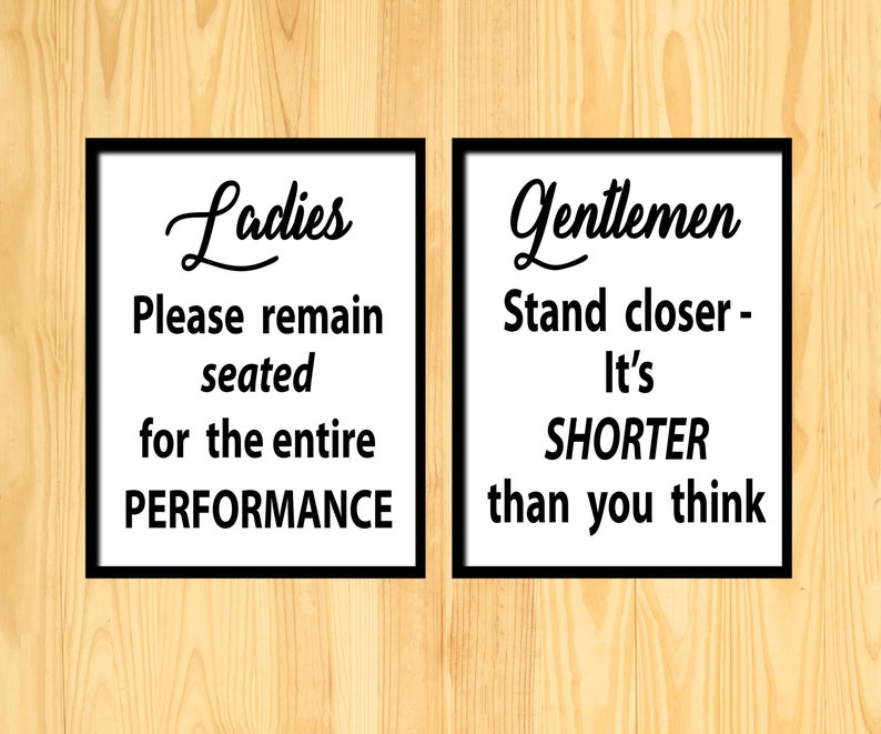 Ladies Please Remain Seated For Entire Performance Gentlemen Etsy