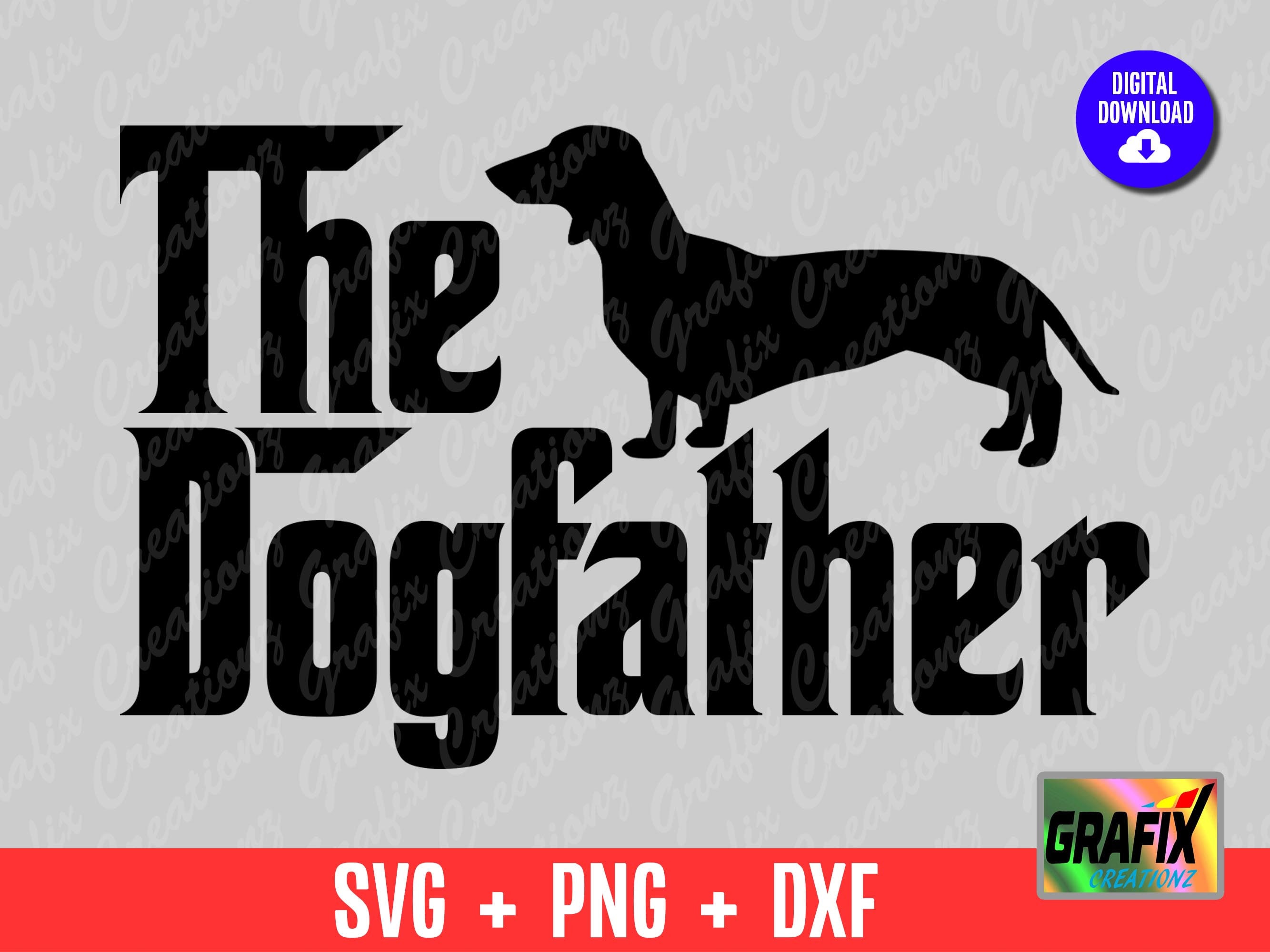 Silk Road Tees The Dogfather T-Shirt - Funny Pet Lover Gift, Men's Black Tee (XXXXX-Large) - View #8