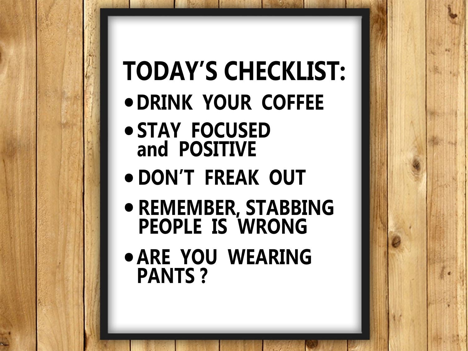 checklist-meme