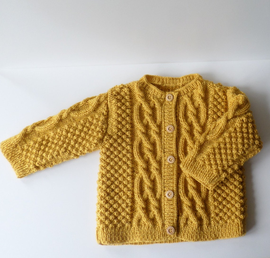 Cardigan Bébé BabyPrem - 100% Acrylique Doux - Motif Nounours - 0.7kg à 6 Mois