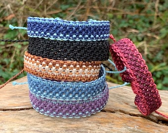 Men's micro macrame bracelet, Jewelry bracelet, Friendship bracelet, Gift bracelet, Jewelry bracelet, Adjustable bracelet
