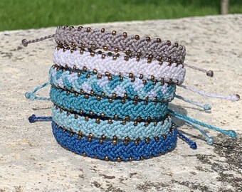 Men's bracelet with beads, Macrame bracelet, Handmade bracelet, Friendship bracelet, Men's jewelry bracelet, Gift bracelet