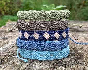 Minimalist bracelet, Friendship bracelet, Jewelry bracelet, Gift for men, Adjustable bracelet, Braided bracelet, Waterproof