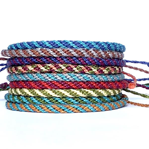 Herrenarmband, KUMIHIMO-Armband, Armbandschmuck, Freundschaftsarmband, Armband für ihn, verstellbar, wasserdicht