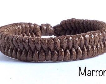 Bracelet Réglable Pour Homme Made In France Idée Cadeau Homme Accessoire De  Mode Fabriqué En France Avec De La Corde[q809] - Achat / Vente bracelet -  gourmette Dark