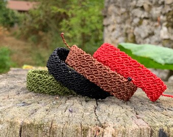 Unisex micro-macrame bracelet, Braided bracelet, Jewelry bracelet, Gift bracelet, Friendship bracelet, Birthday gift, handmade