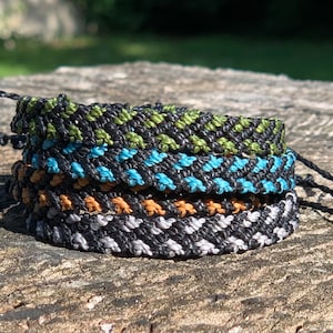 Braided men&#39;s bracelet, Friendship bracelet, Jewelry bracelet, Gift bracelet, Bracelet for him, Surfer bracelet, waterproof