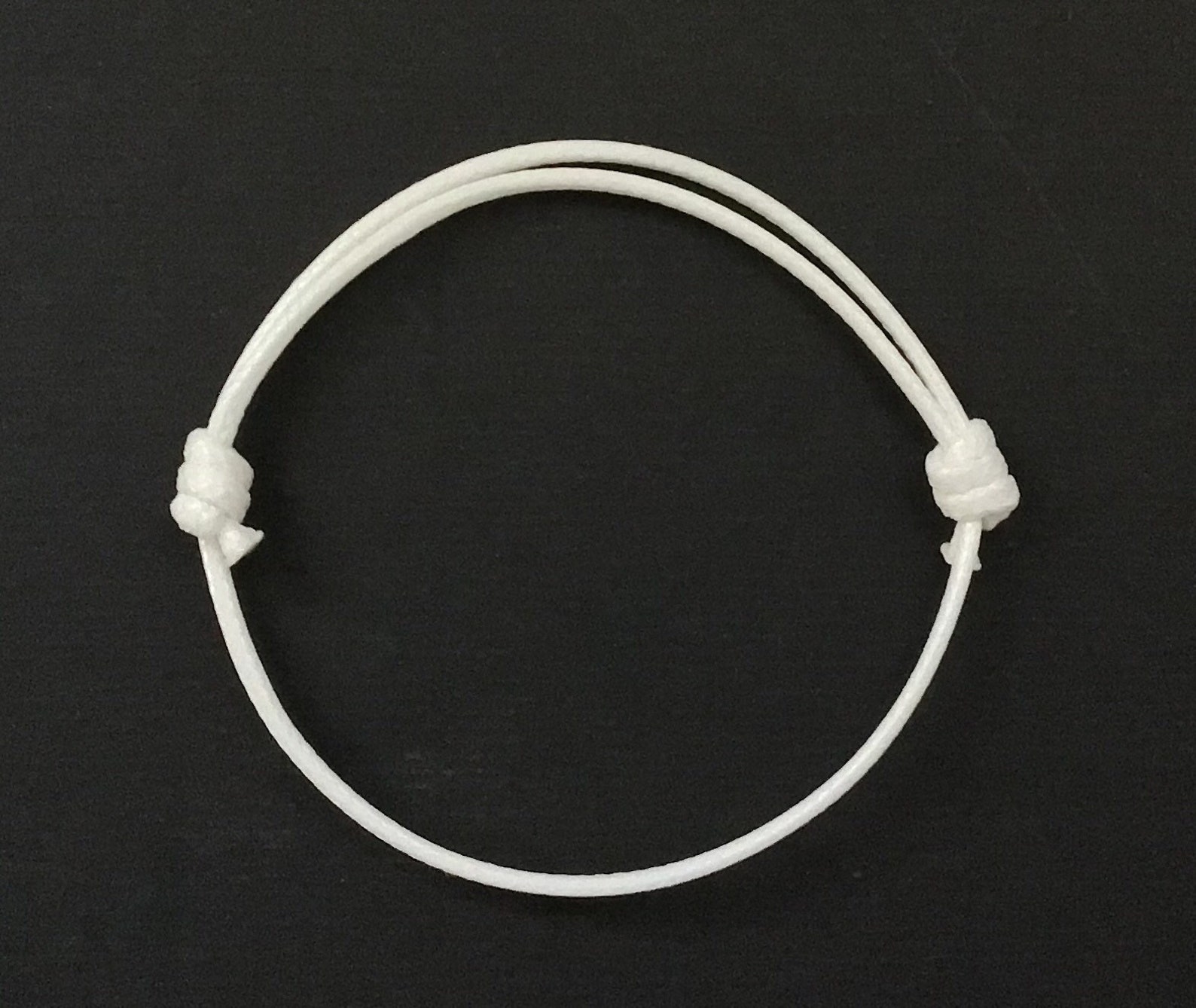 Black String Bracelet Mens Bracelet Men's Jewelry Gift Etsy